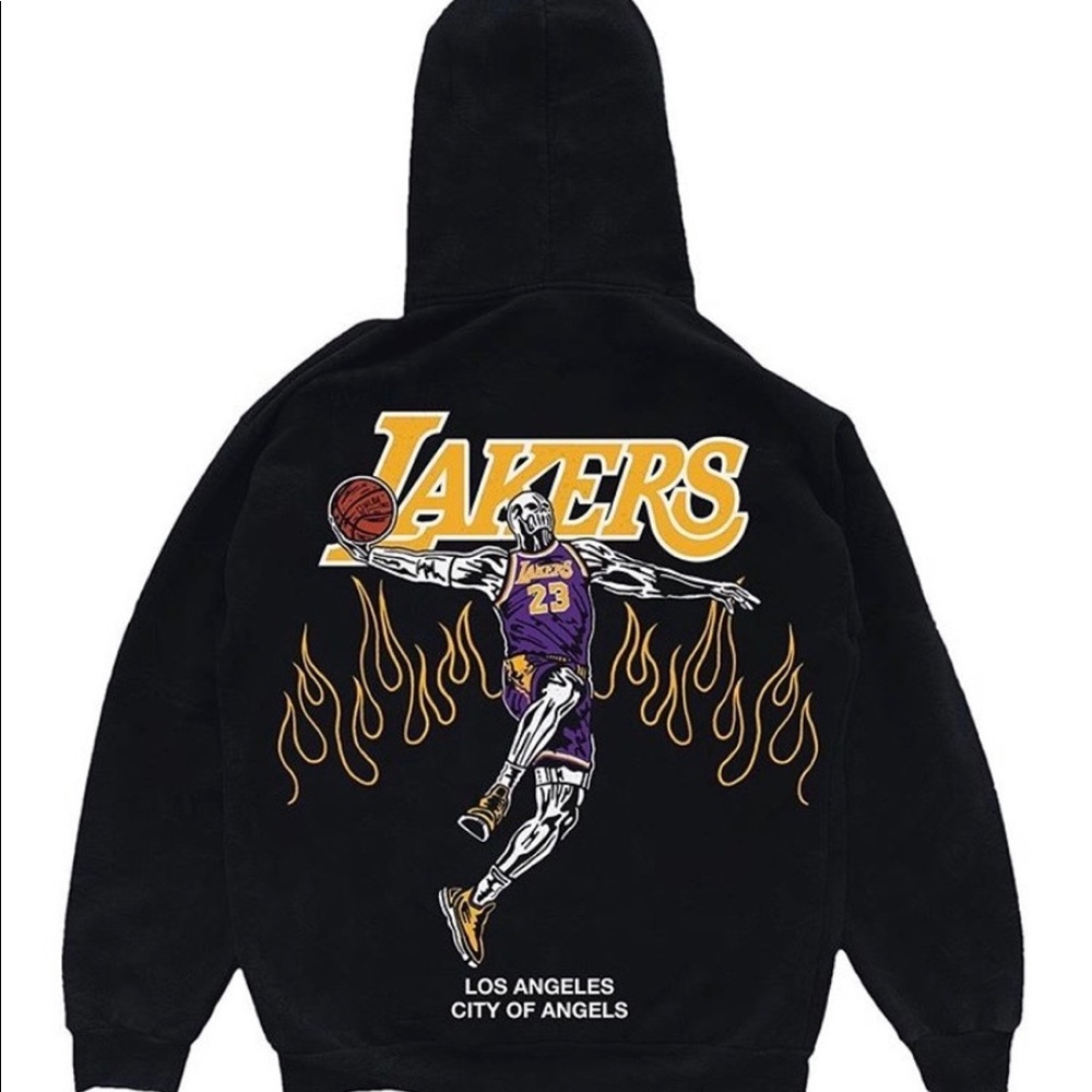 WARREN LOTAS LAKERS LEBRON HOODIE - NEW/NEVER WORN